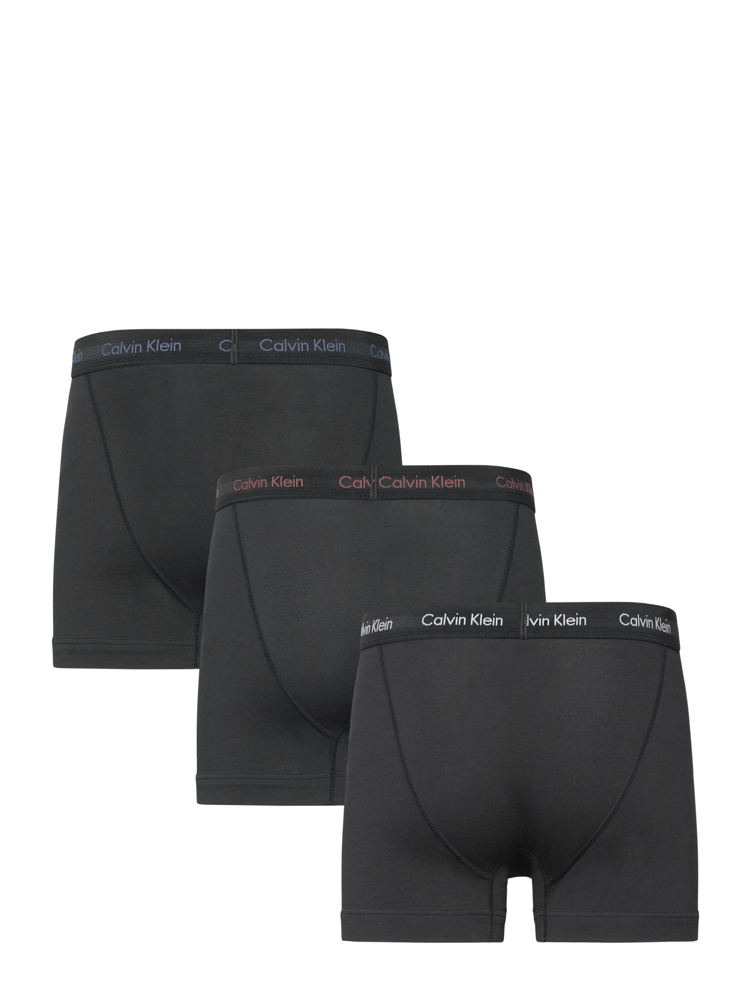Calvin Klein - Trunk 3pk - blk w/ mron, skywy, tr nvy lg - 1