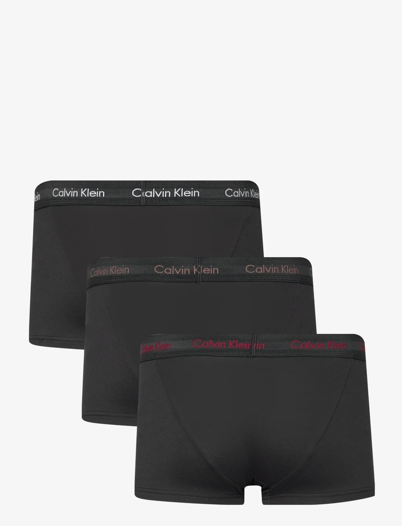Calvin Klein - LOW RISE TRUNK 3PK - alushousut monipakkauksessa - b-bright camel/ wht/ red crpt logo - 1