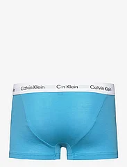 Calvin Klein - 3P LOW RISE TRUNK - laveste priser - viv bl, arona, sageb grn w/ wh wbs - 5