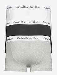 Calvin Klein - LOW RISE TRUNK 3PK - boxer briefs - black/white/grey heather - 2
