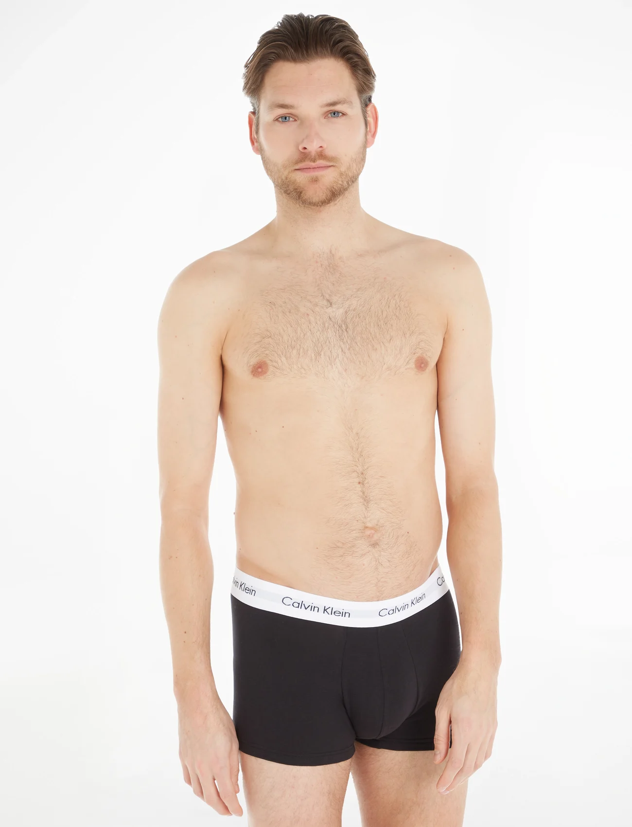Calvin Klein - LOW RISE TRUNK 3PK - boxer briefs - black/white/grey heather - 0