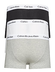 Calvin Klein - 3P LOW RISE TRUNK - multipack underpants - black/white/grey heather - 8