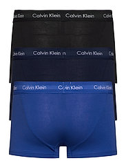 Calvin Klein - 3P LOW RISE TRUNK - madalaimad hinnad - black/blueshadow/cobaltwater dtm wb - 1