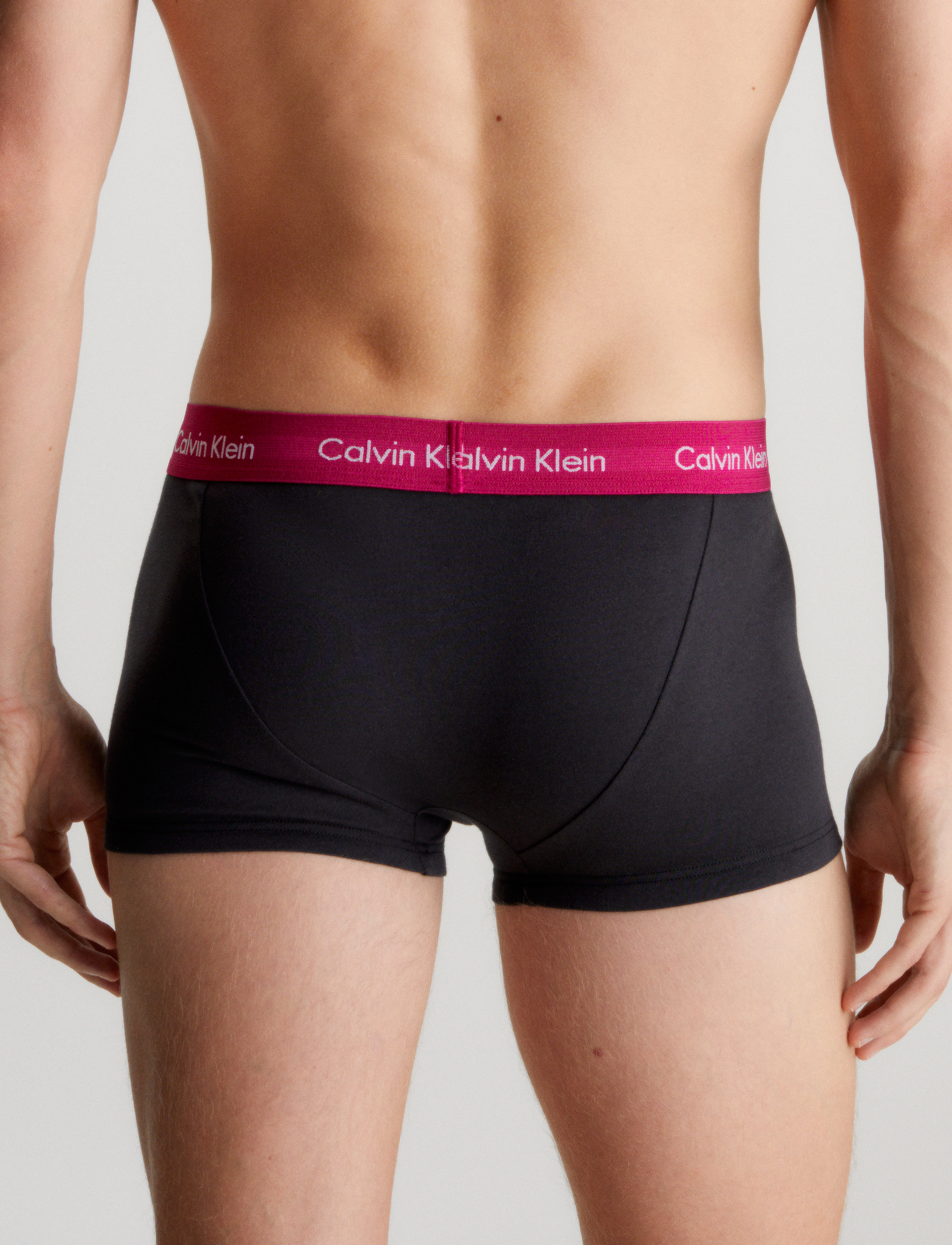 Calvin Klein - 3P LOW RISE TRUNK - b- gry htr/chesapeake bay/jwl wbs - 2