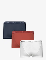 Calvin Klein - LOW RISE TRUNK 3PK - termotøj - dusty cppr/ bright wht/ hsphr blue - 1
