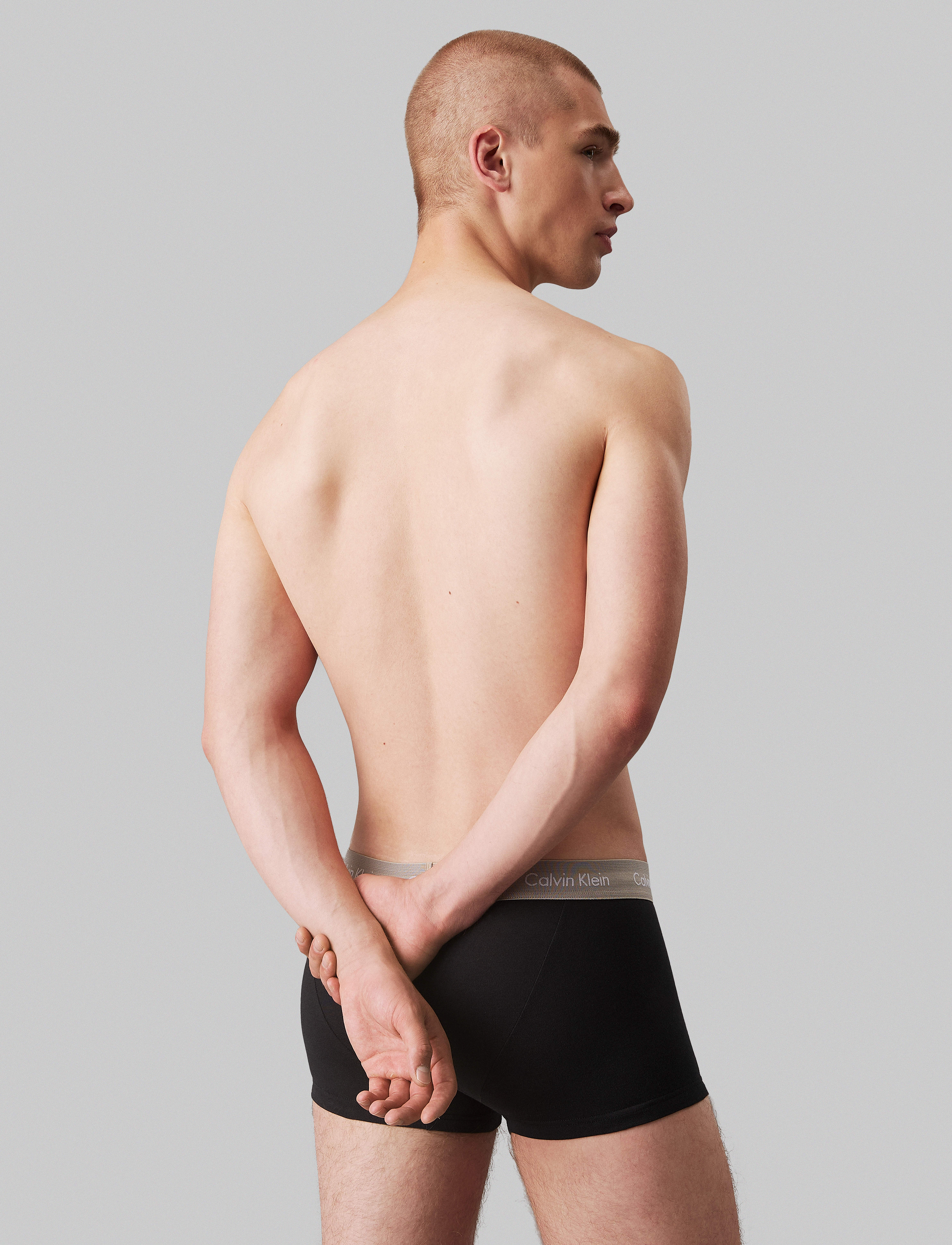 Calvin Klein - 3P LOW RISE TRUNK - b- rock ridge, fudge, bruchetta wbs - 2