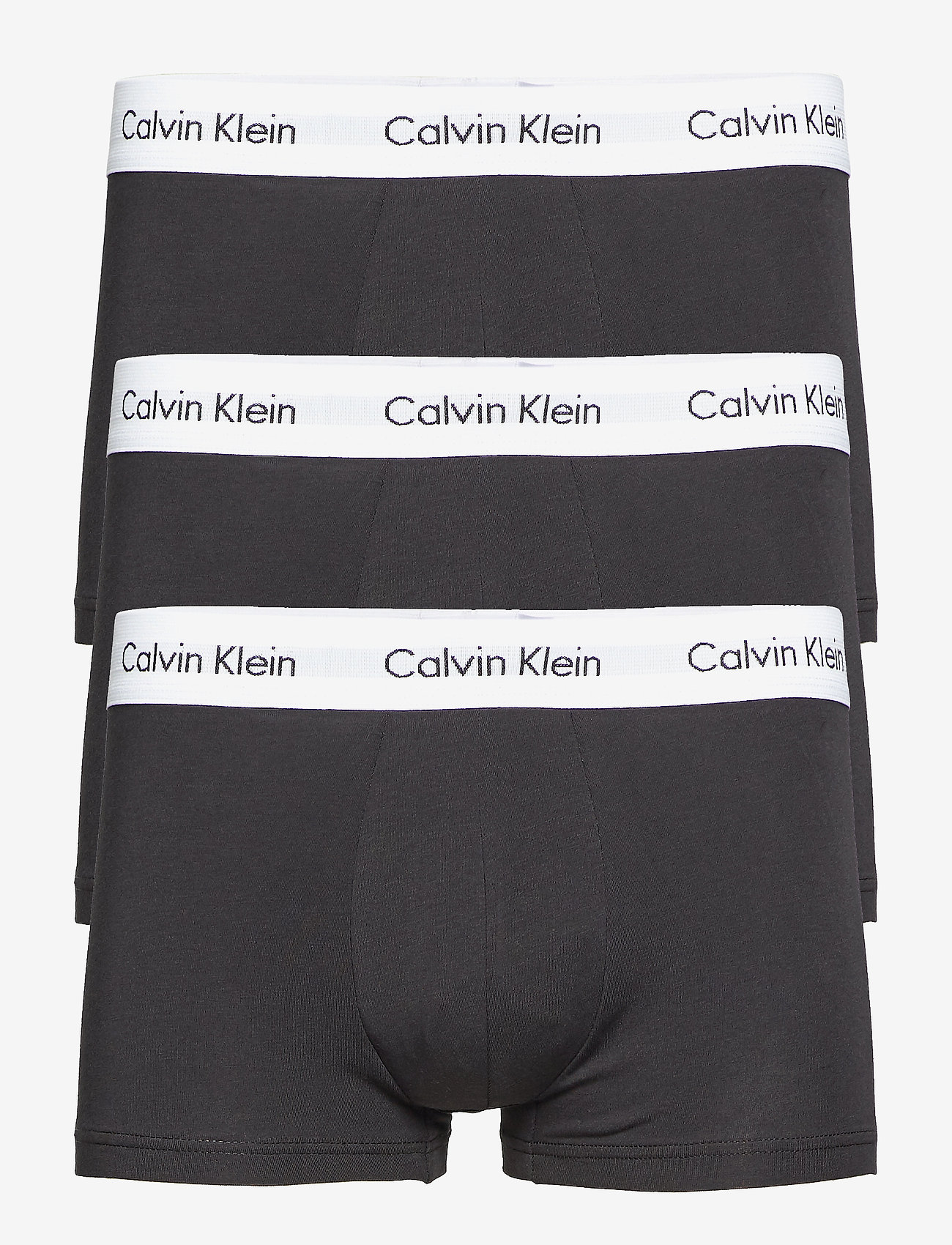 Calvin Klein - 3P LOW RISE TRUNK - multipack underpants - black - 1