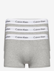 Calvin Klein - LOW RISE TRUNK 3PK - multipack underpants - grey heather - 1