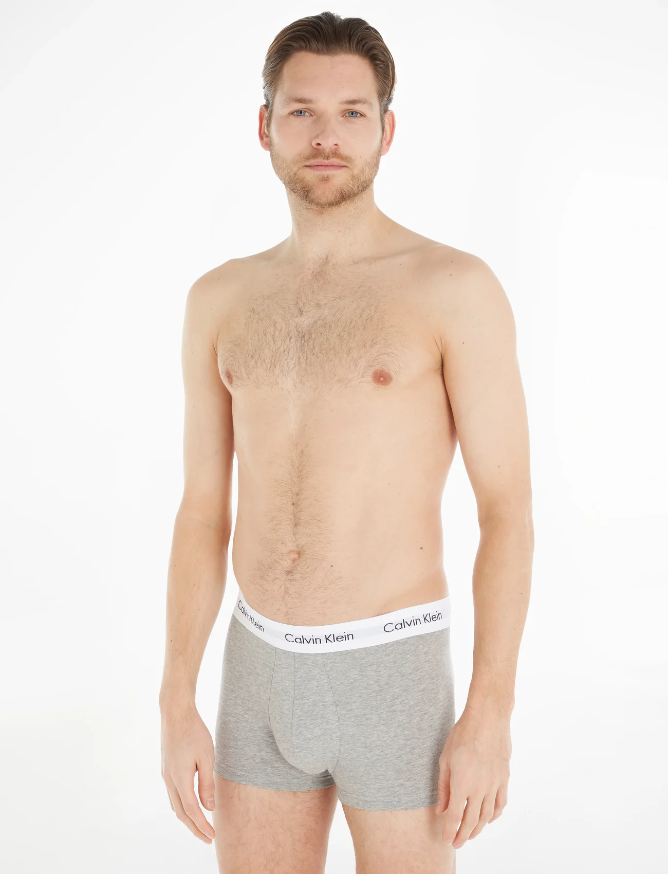 Calvin Klein - LOW RISE TRUNK 3PK - multipack underpants - grey heather - 0