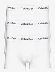Calvin Klein - 3P LOW RISE TRUNK - zemākās cenas - white - 0
