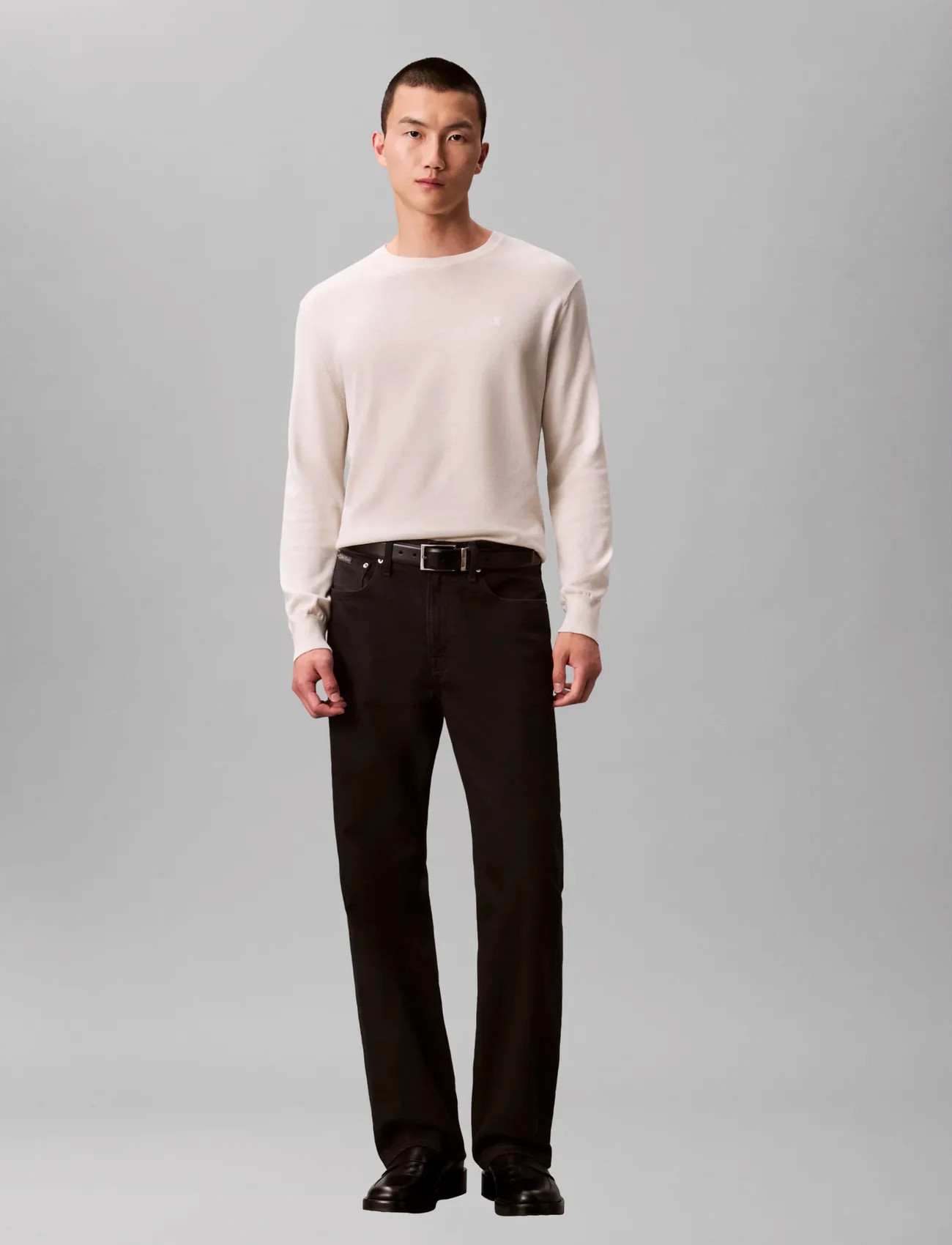 Calvin Klein Ls Supima Cotton Crew 14Gg - - S 2
