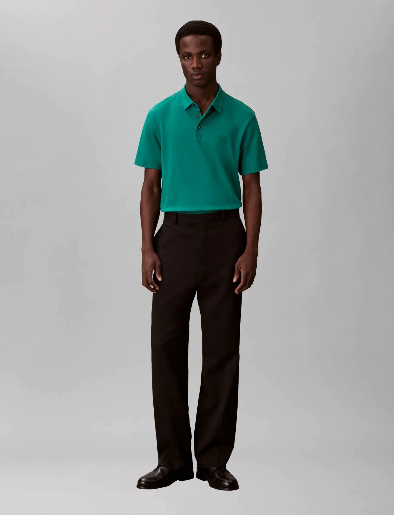 Calvin Klein Ss Supima Chest Emb Polo - - S 7