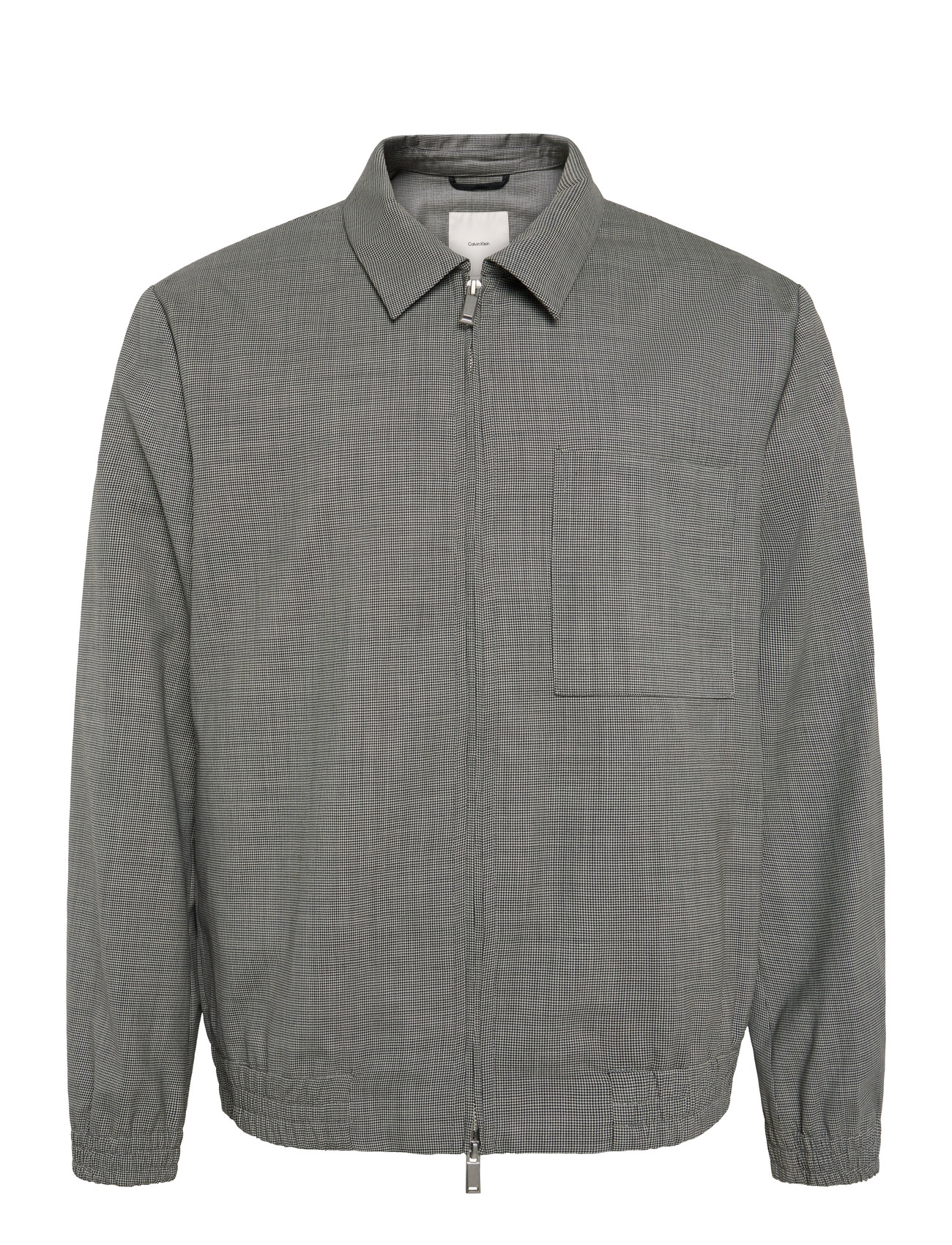 Calvin Klein | Ls Wool Houndstooth Blouson Jkt | XXL