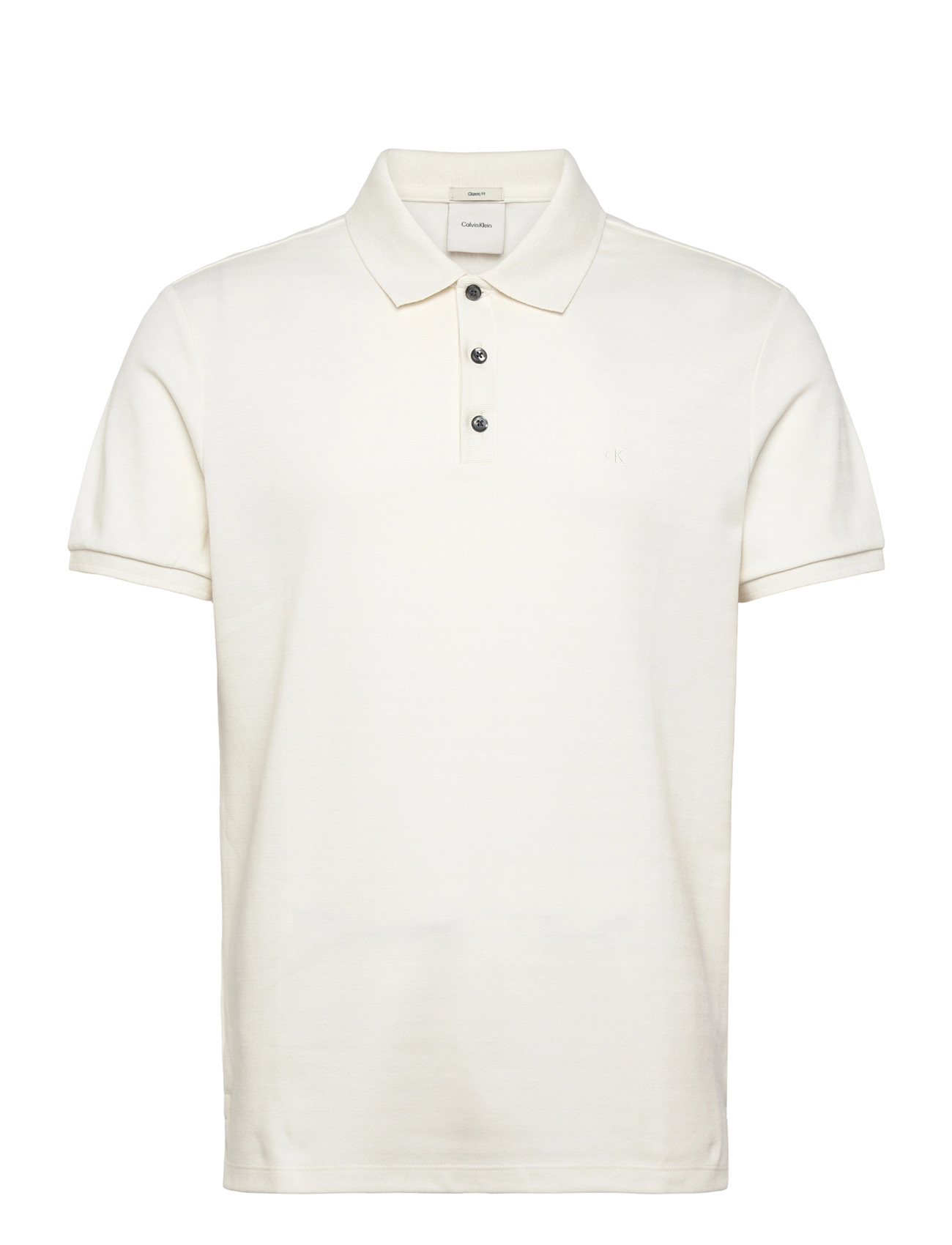 Calvin Klein Ss Tonal Stripe Polo - Black - S 2