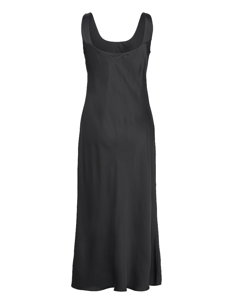 Calvin Klein - VISCOSE SATIN SLIP DRESS - slip dresses - black archroma - 1
