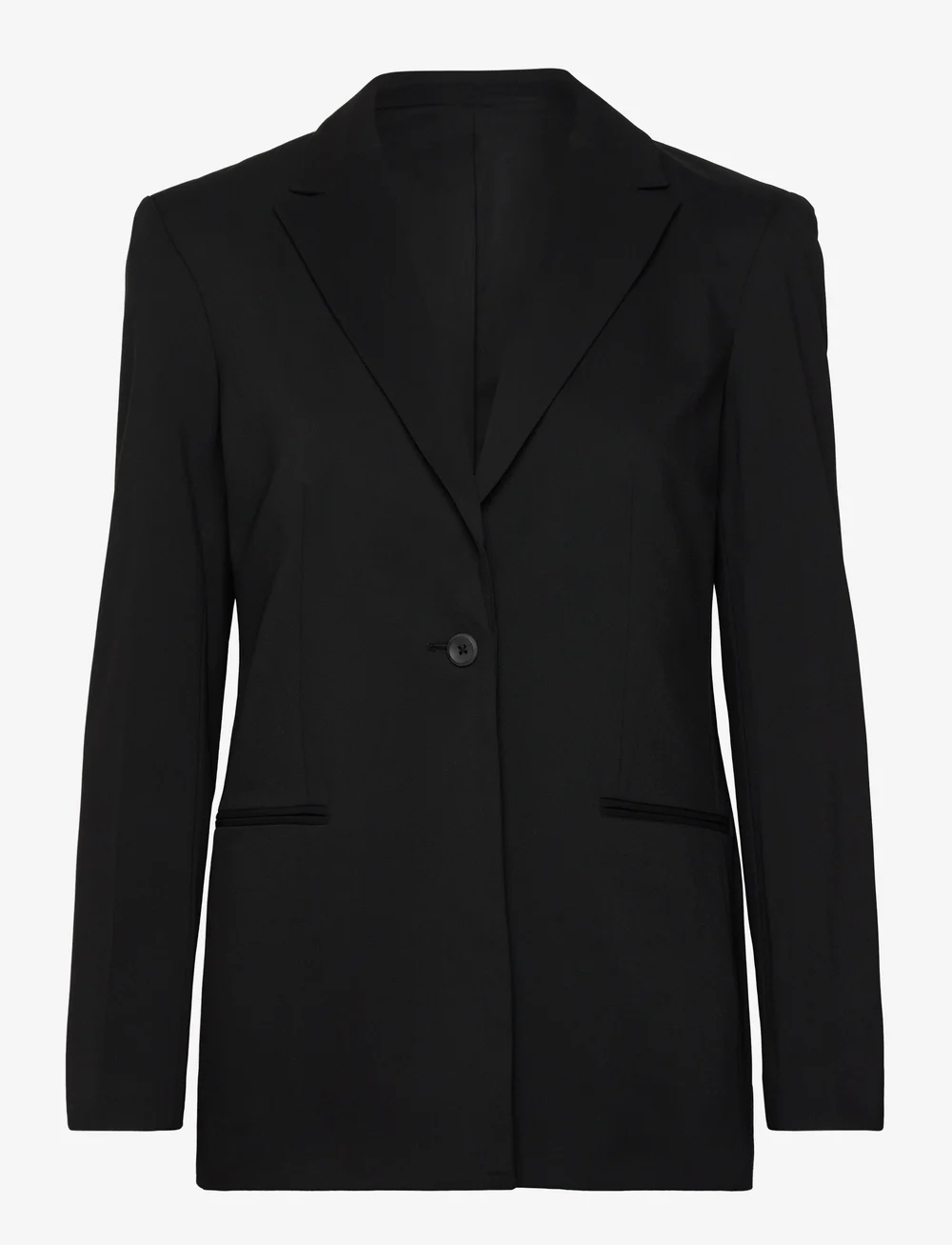 Calvin Klein Ls Soft Crepe Blazer Einreihige Blazer Boozt