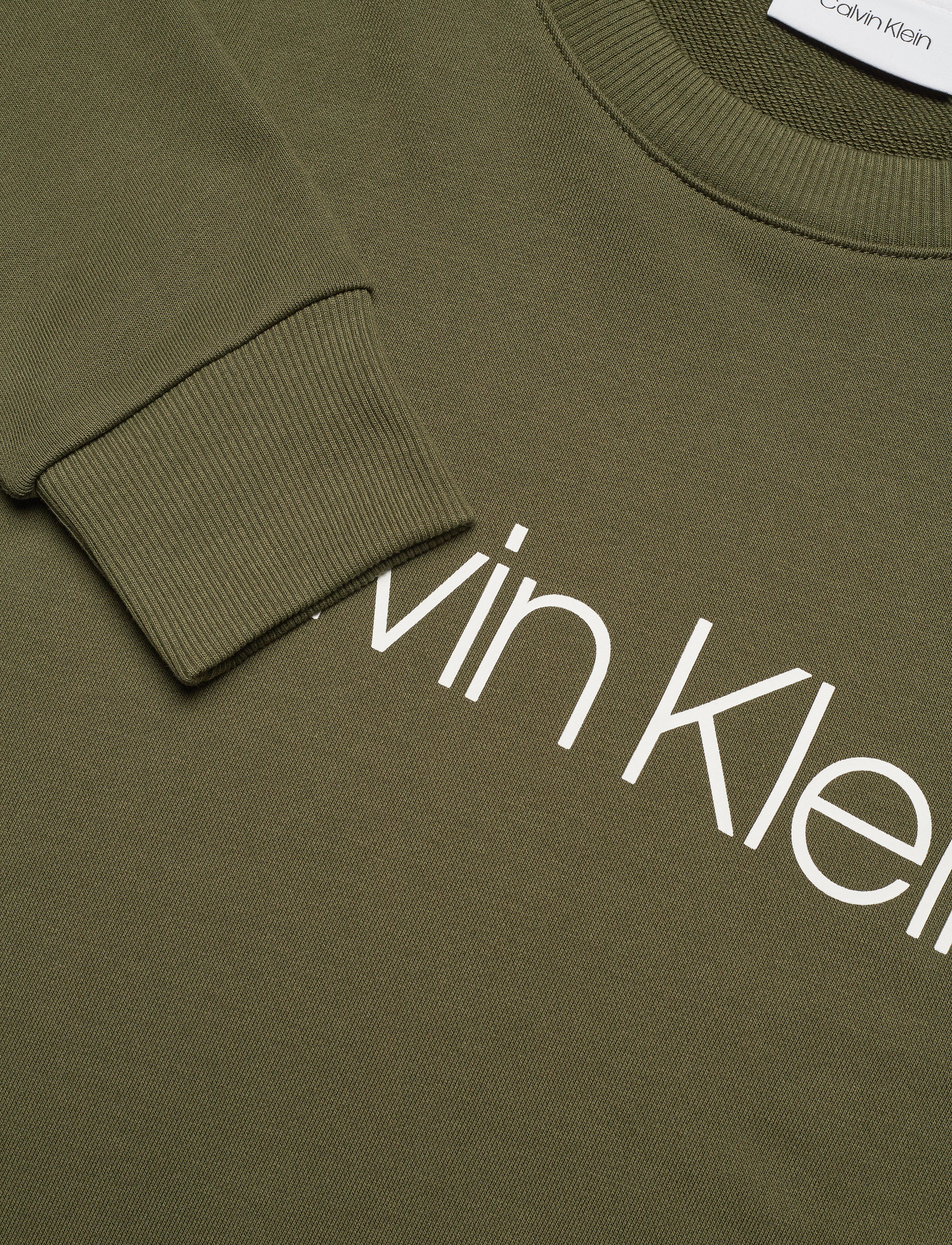 Calvin Klein - COTTON LOGO SWEATSHIRT - ck dark olive - 2