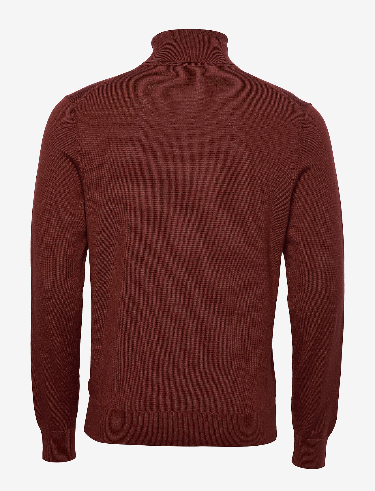 Calvin Klein - SUPERIOR WOOL TURTLE NK SWEATER - fired brick - 1