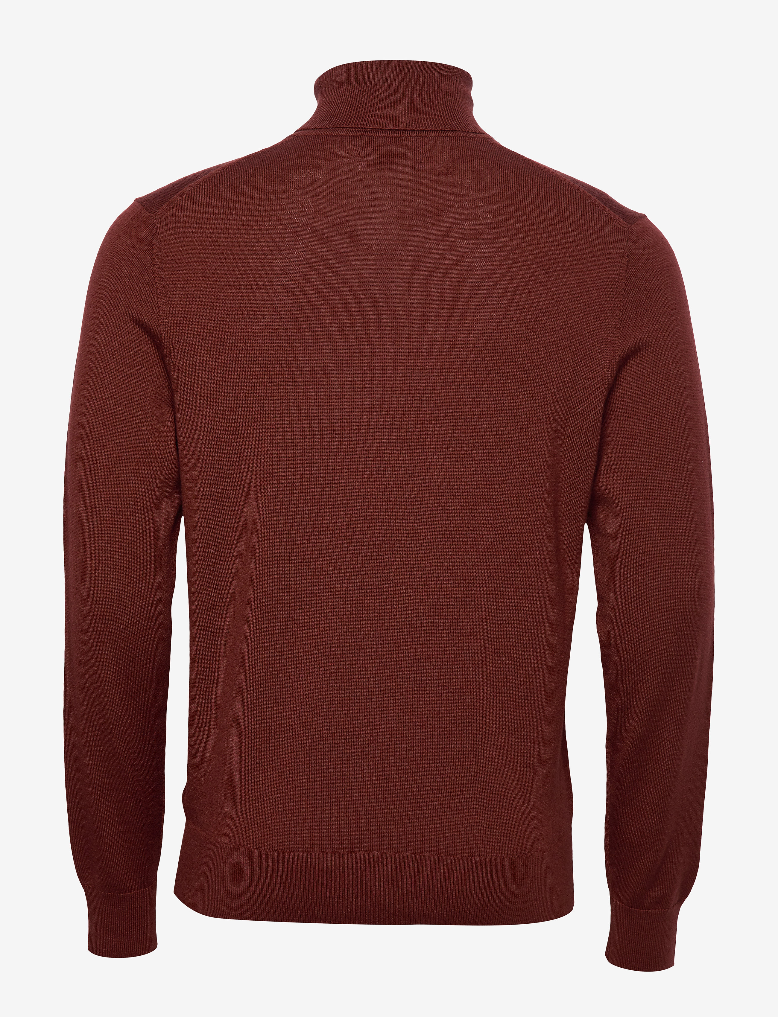 Calvin Klein - SUPERIOR WOOL TURTLE NK SWEATER - fired brick - 1