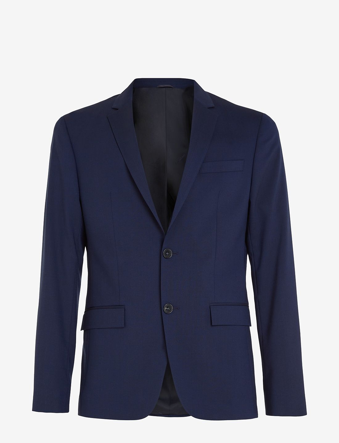 STRETCH WOOL SLIM SUIT BLAZER