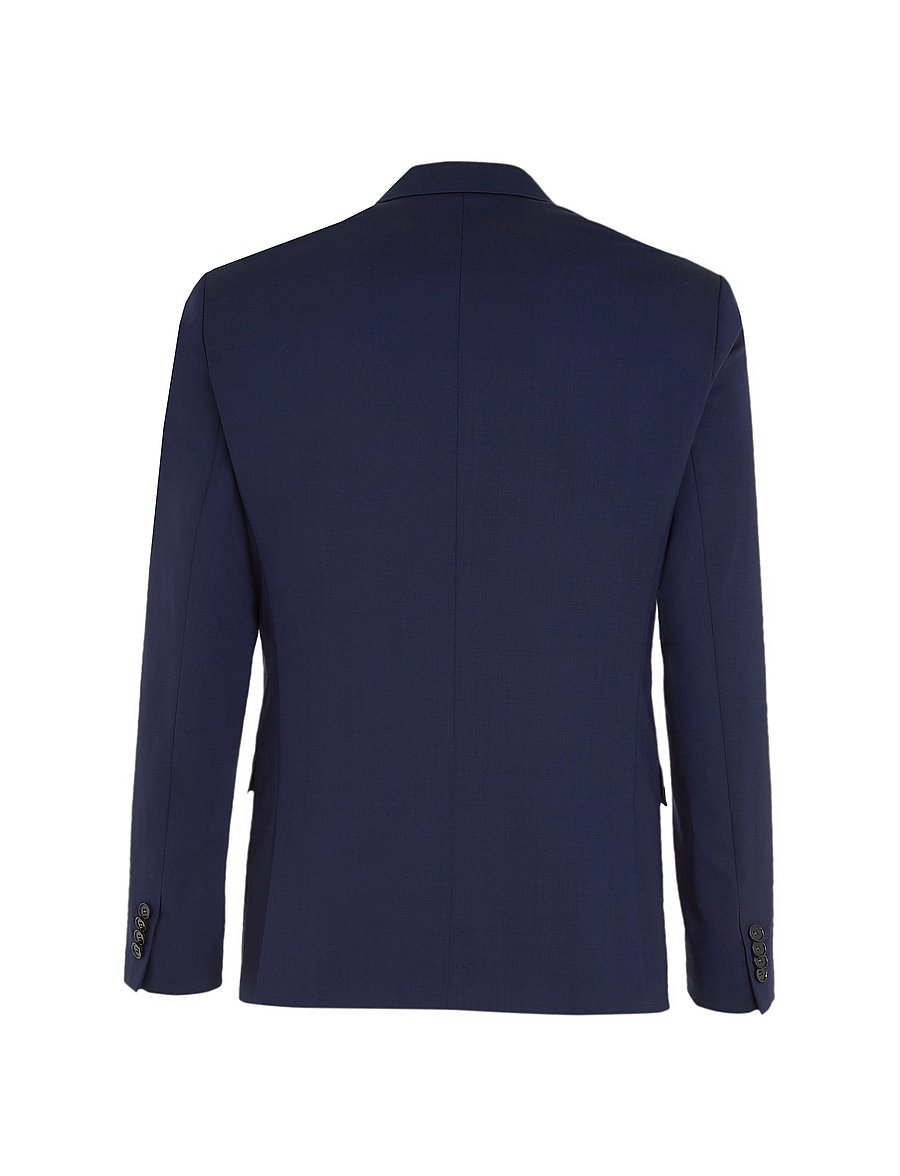 Calvin Klein - STRETCH WOOL SLIM SUIT BLAZER - Ühe rinnatisega pintsakud - ink blue - 2