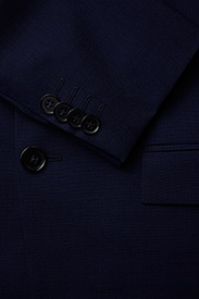 Calvin Klein - STRETCH WOOL SLIM SUIT BLAZER - enkeltradede blazere - ink blue - 5
