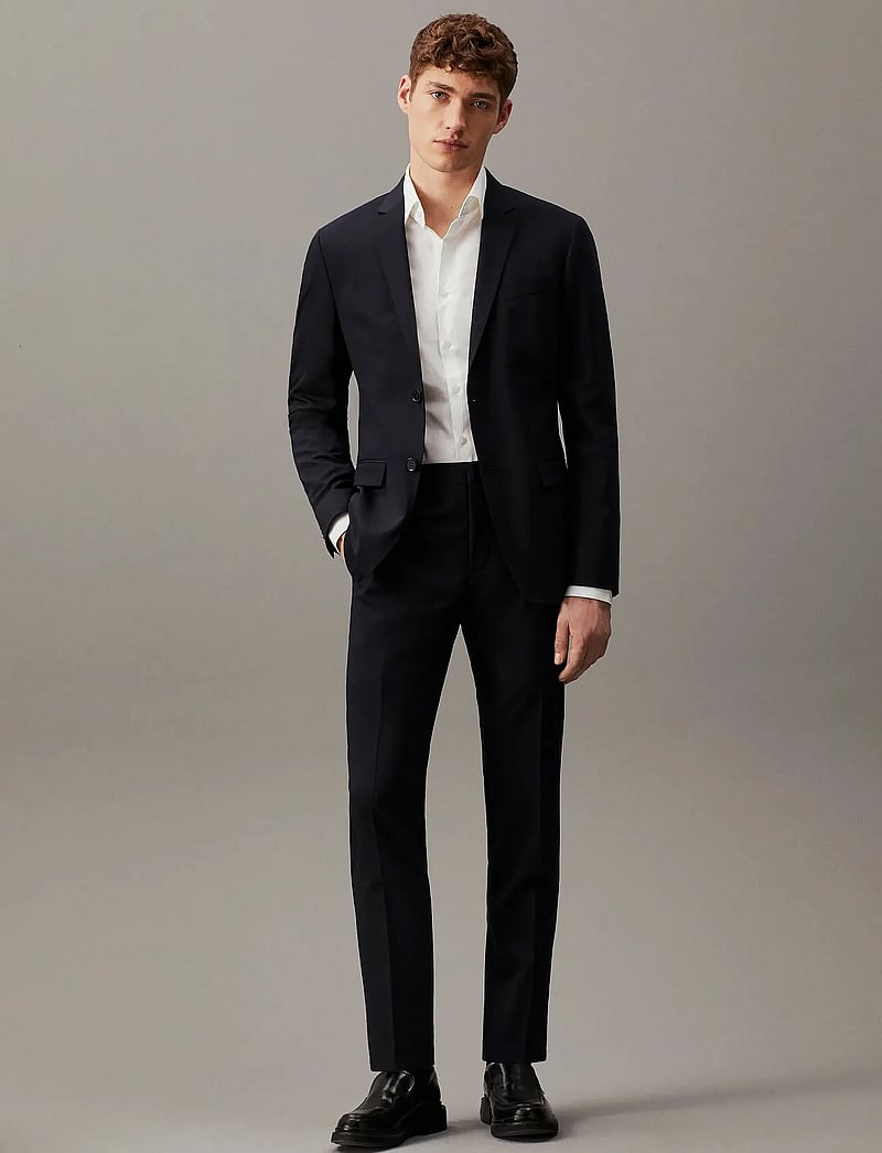 Calvin Klein - STRETCH WOOL SLIM SUIT BLAZER - Žaketes ar vienas pogas aizdari - midnight navy - 4