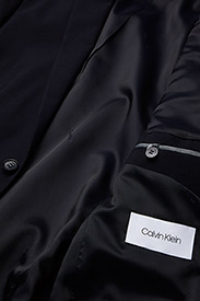 Calvin Klein - STRETCH WOOL SLIM SUIT BLAZER - enkeltkneppede blazere - midnight navy - 7