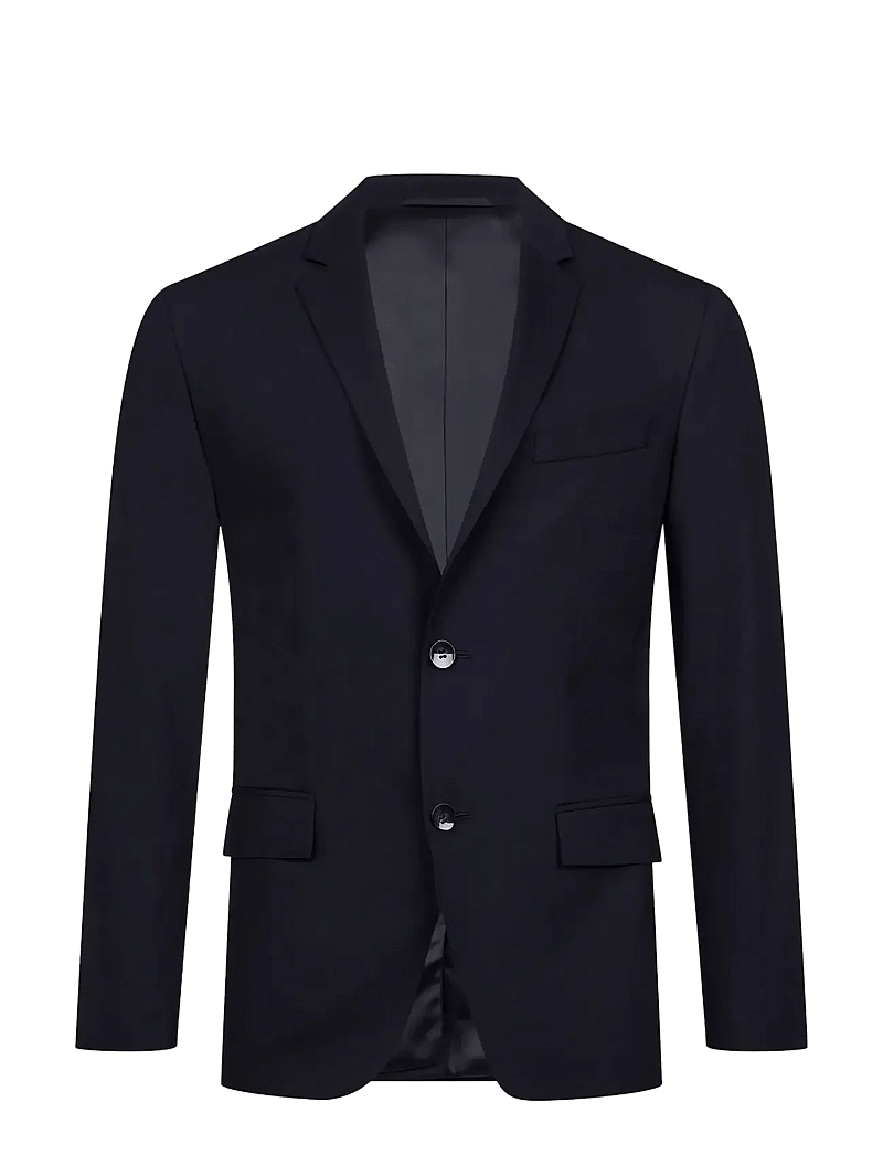Calvin Klein - STRETCH WOOL SLIM SUIT BLAZER - einreiher - perfect black - 1