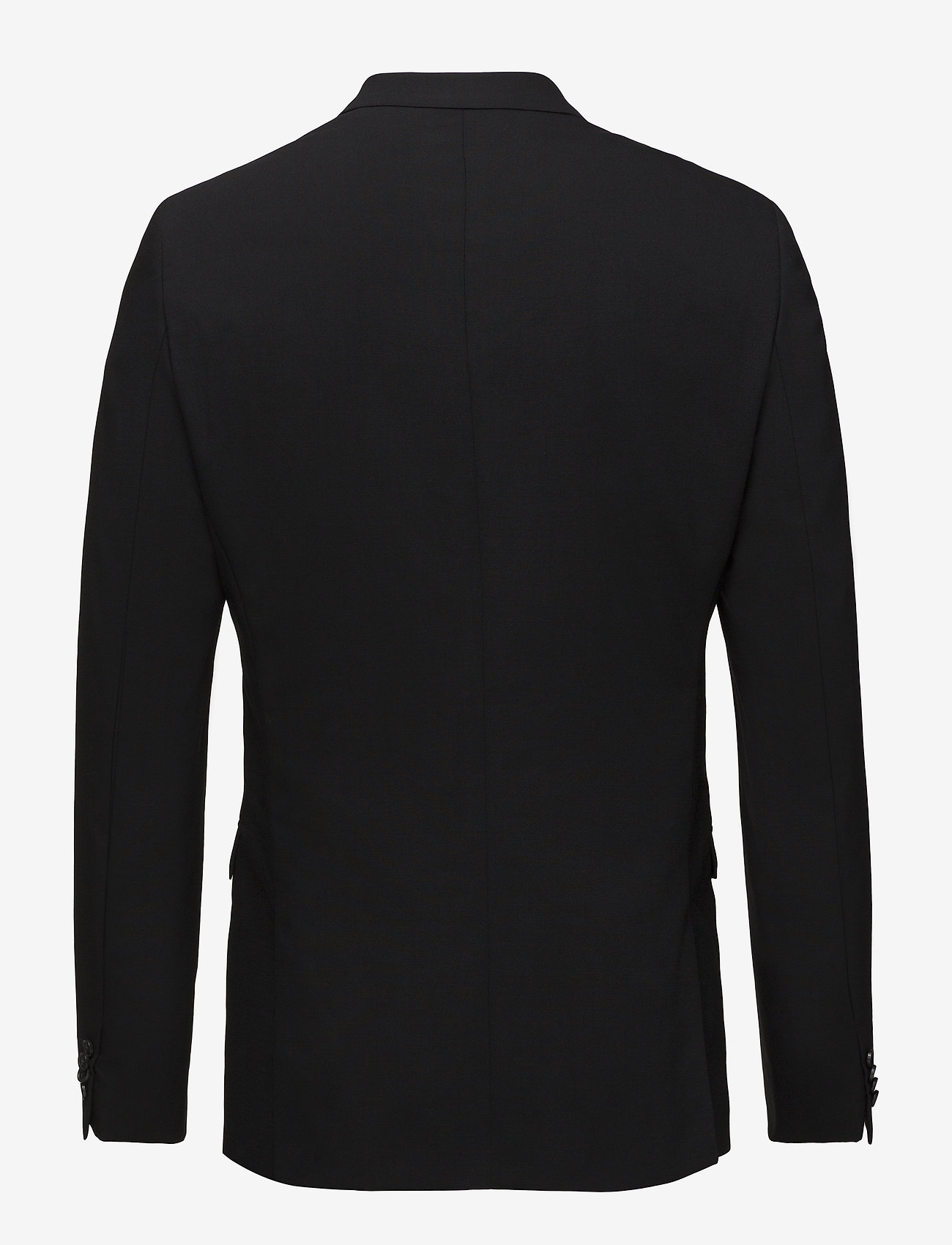 Calvin Klein - STRETCH WOOL SLIM SUIT BLAZER - enkeltradede blazere - perfect black - 1