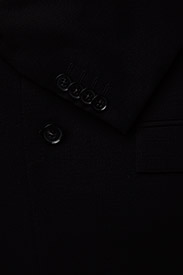 Calvin Klein - STRETCH WOOL SLIM SUIT BLAZER - blazers met enkele rij knopen - perfect black - 6