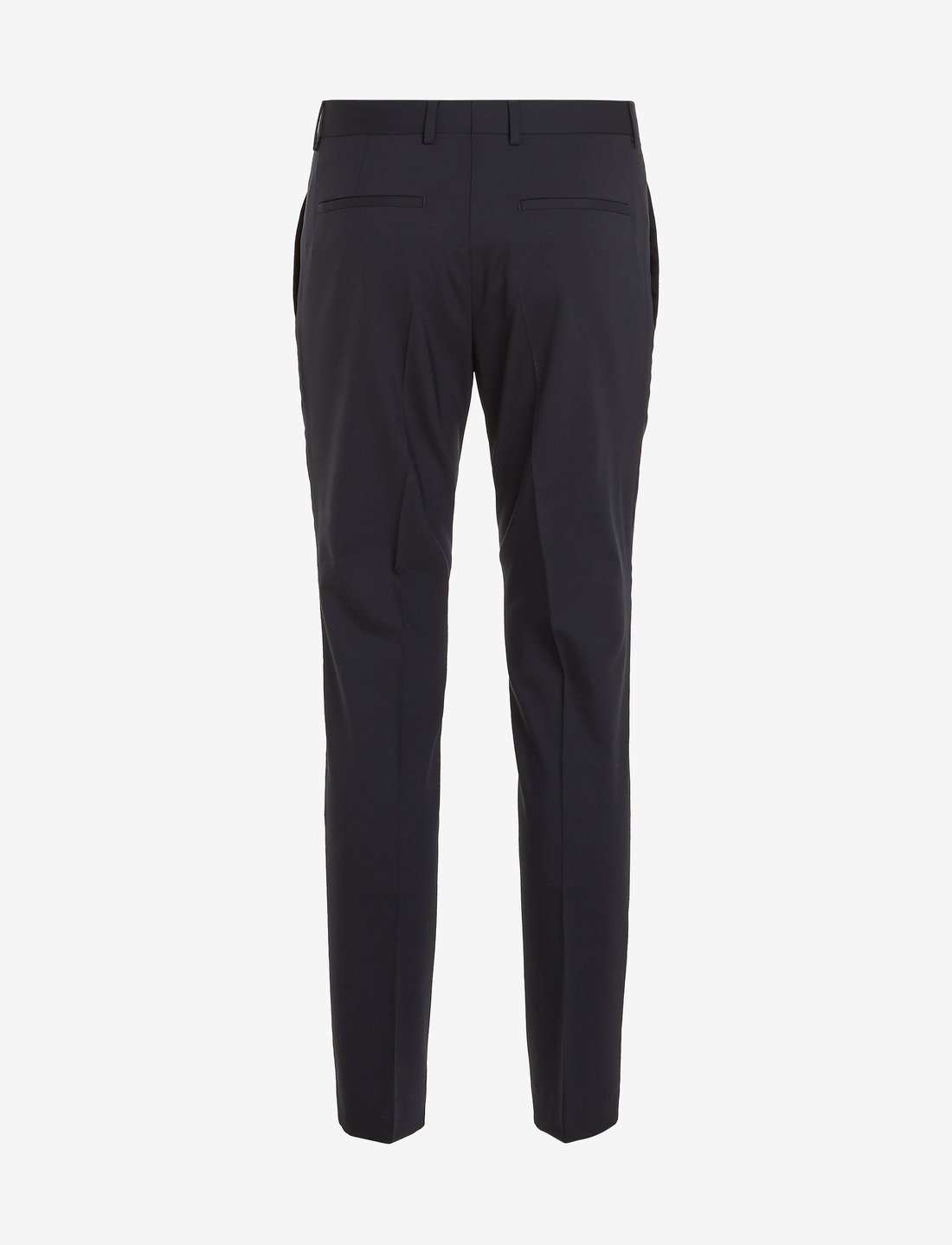 Calvin klein solid wool sales black slim x fit suit