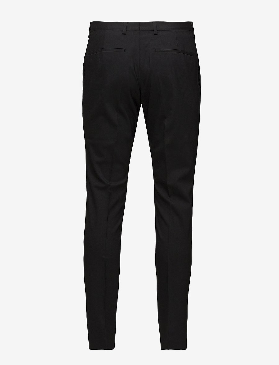 Calvin Klein - STRETCH WOOL SLIM SUIT PANT - suit trousers - perfect black - 2