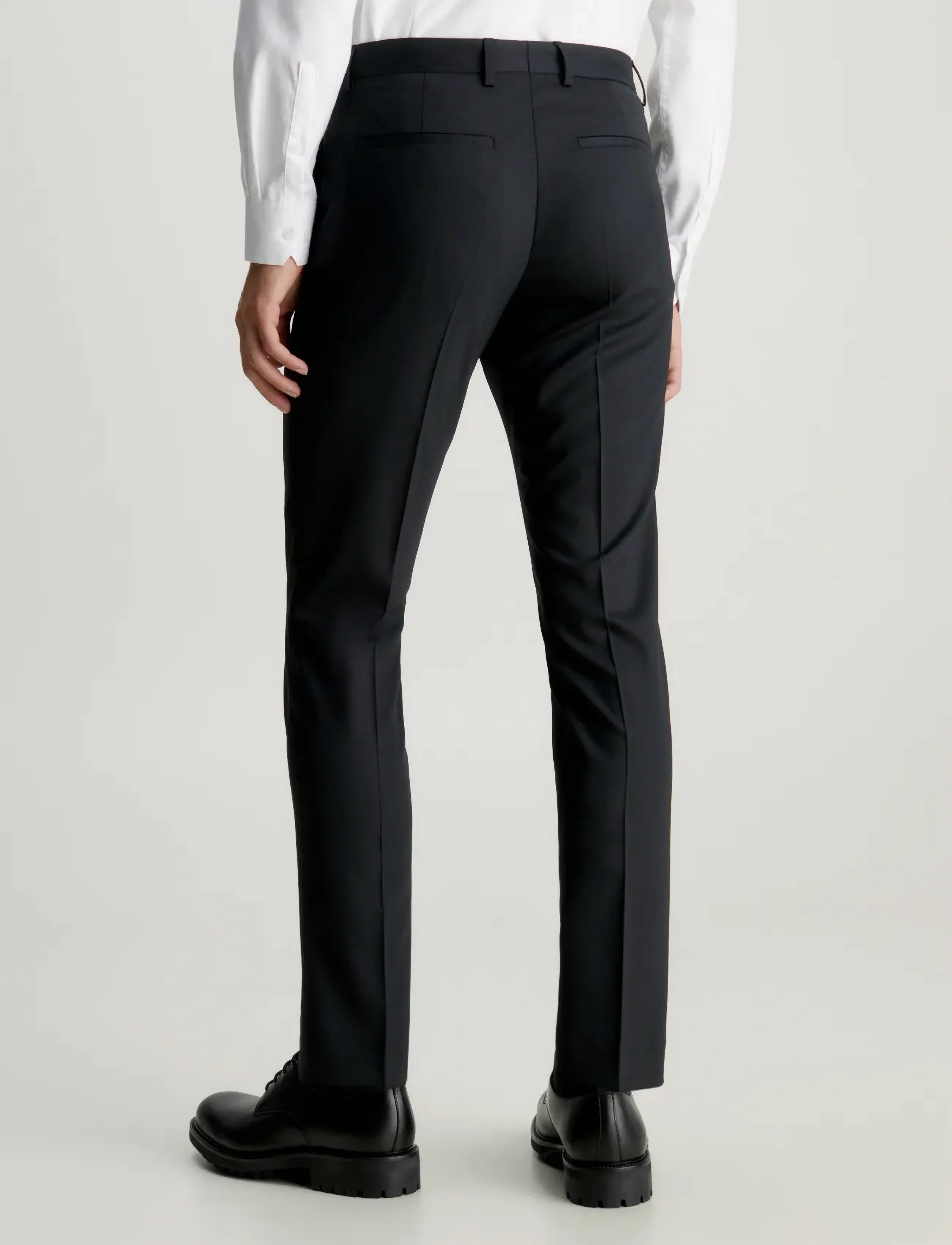 Calvin Klein Stretch Wool Slim Suit Pant kostymbyxor herr – bild 5