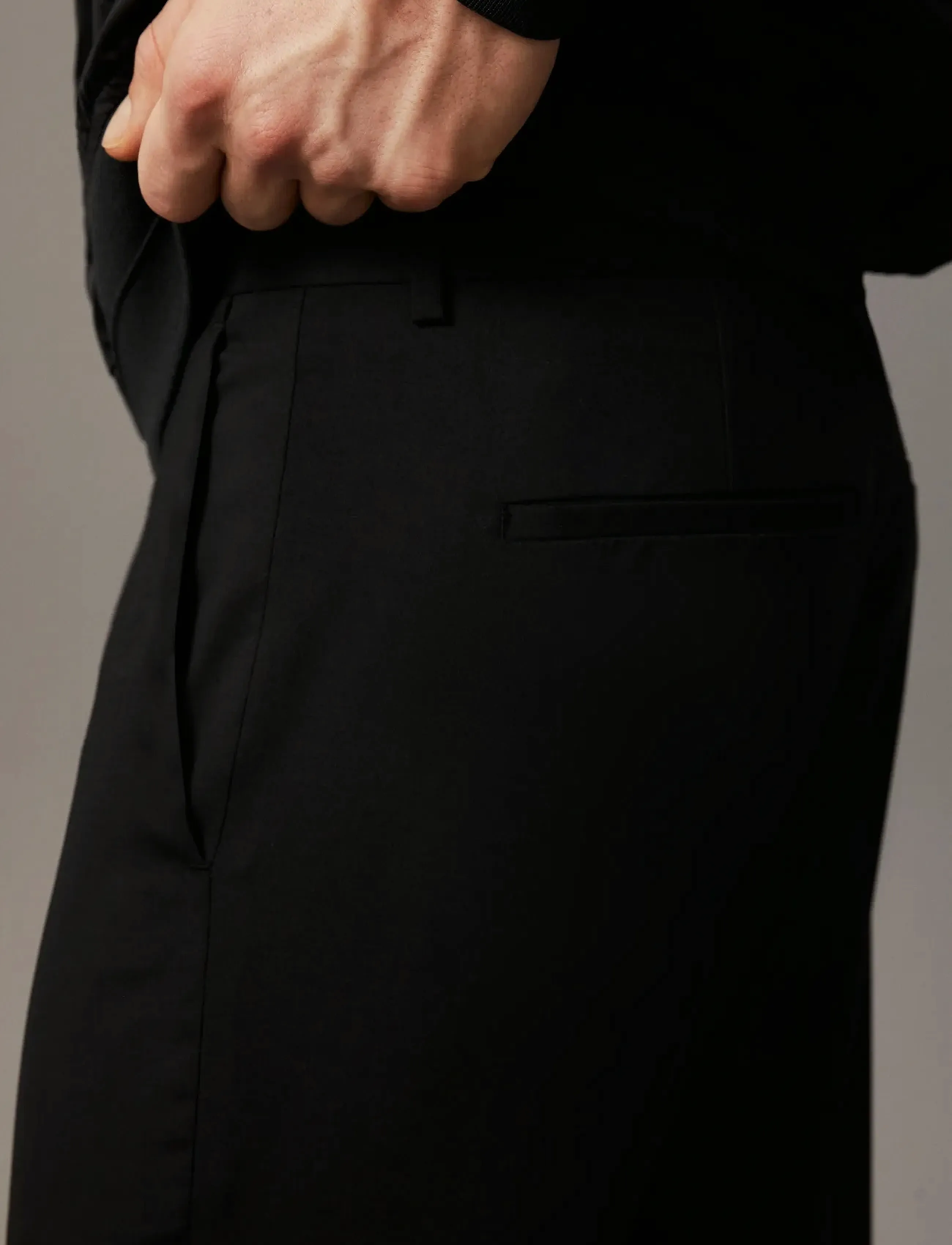 Calvin Klein Stretch Wool Slim Suit Pant kostymbyxor herr – bild 6