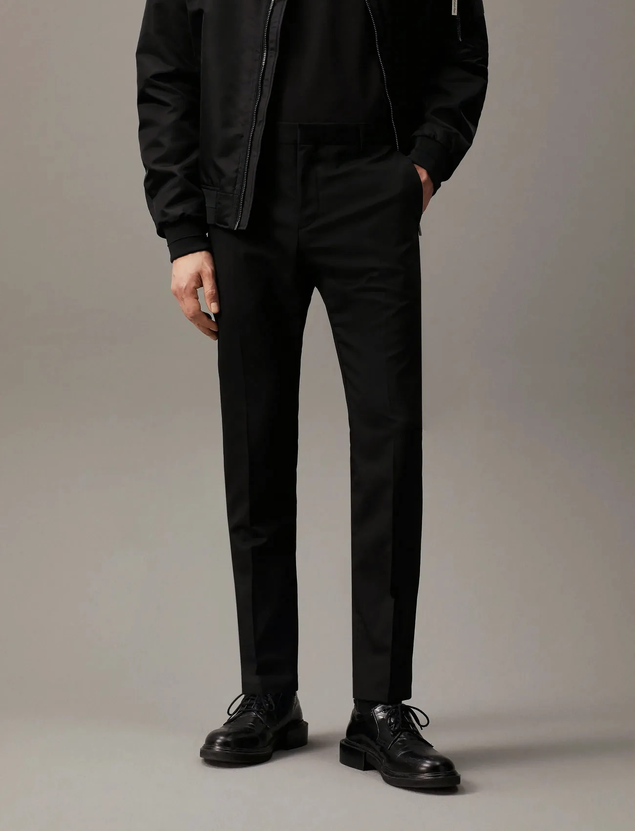 Calvin Klein Stretch Wool Slim Suit Pant kostymbyxor herr – bild 7