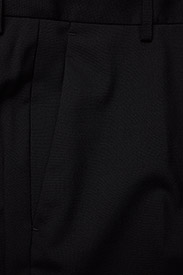Calvin Klein - STRETCH WOOL SLIM SUIT PANT - od garnituru - perfect black - 5