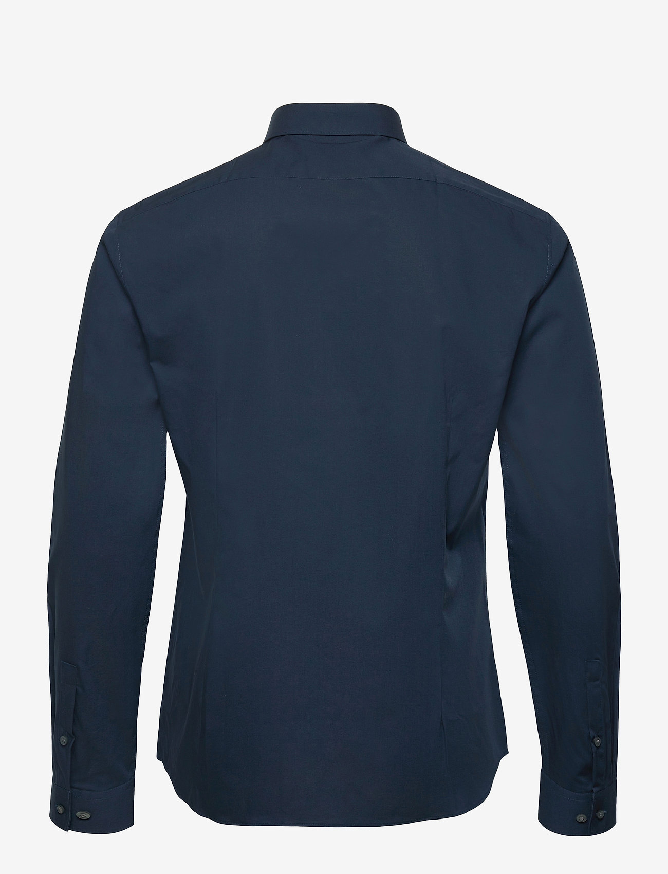 Calvin Klein - 2PLY POPLIN STRETCH SLIM SHIRT - df midnight blue - 1