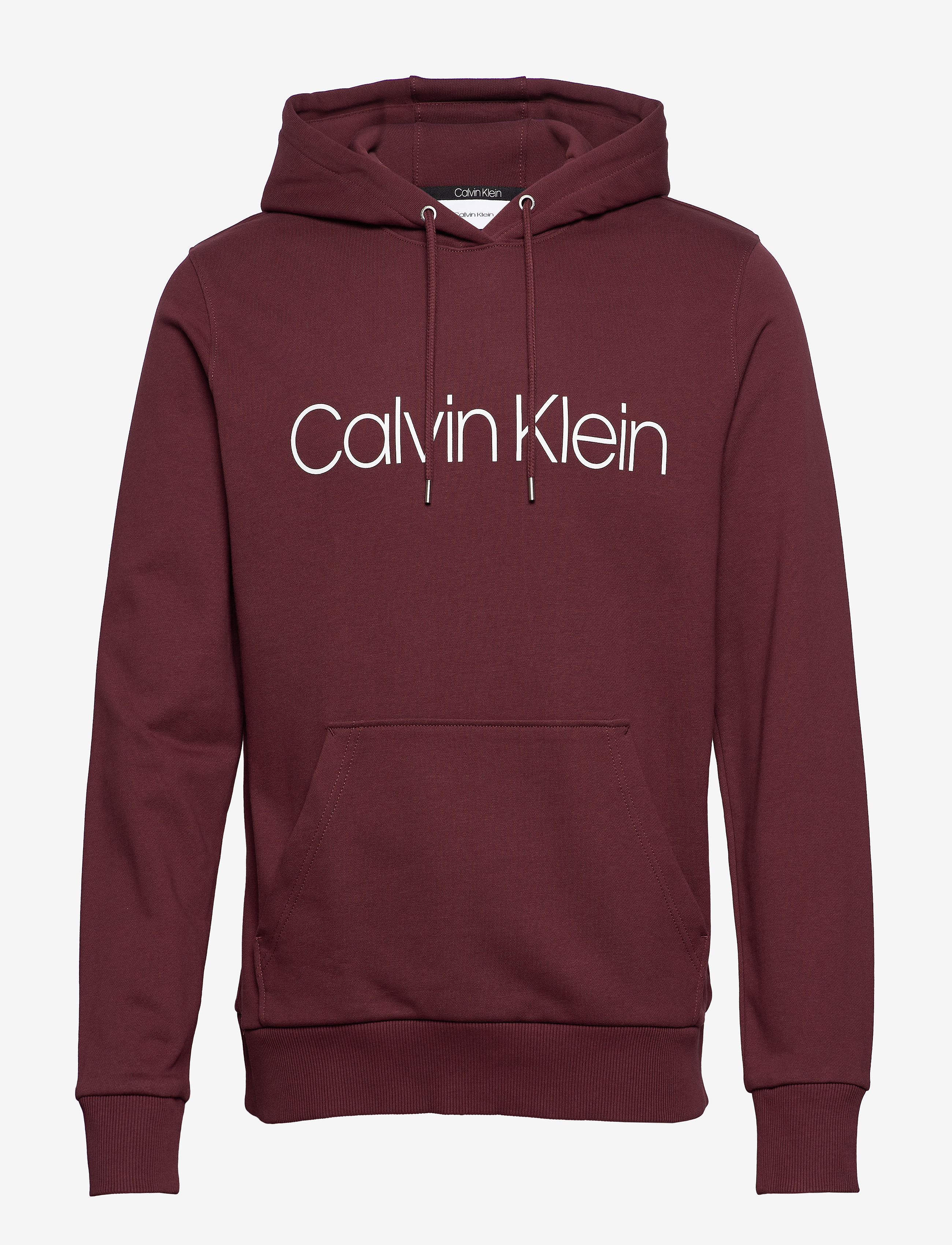 Calvin Klein - COTTON LOGO  HOODIE - tawny port - 0
