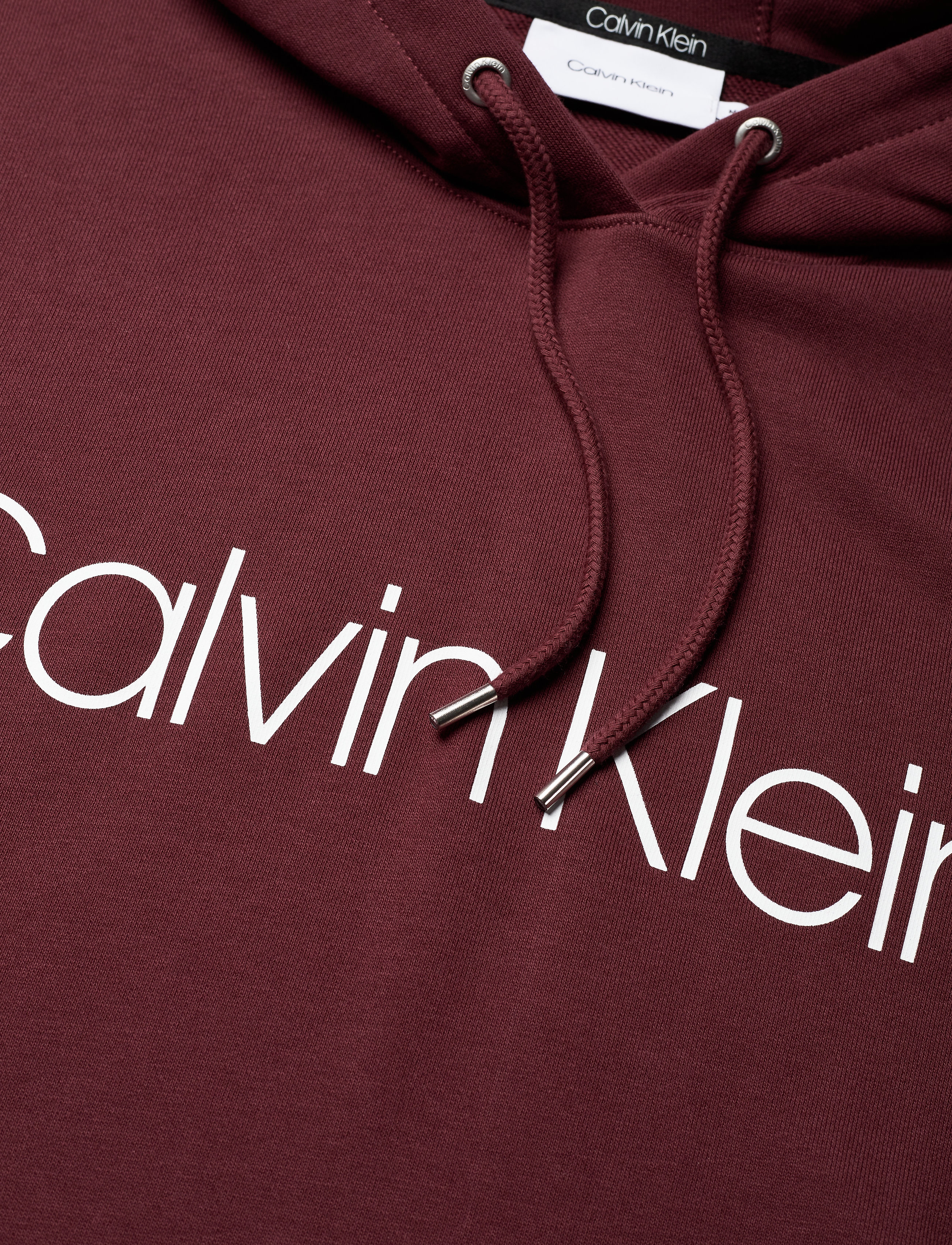 Calvin Klein - COTTON LOGO  HOODIE - tawny port - 2