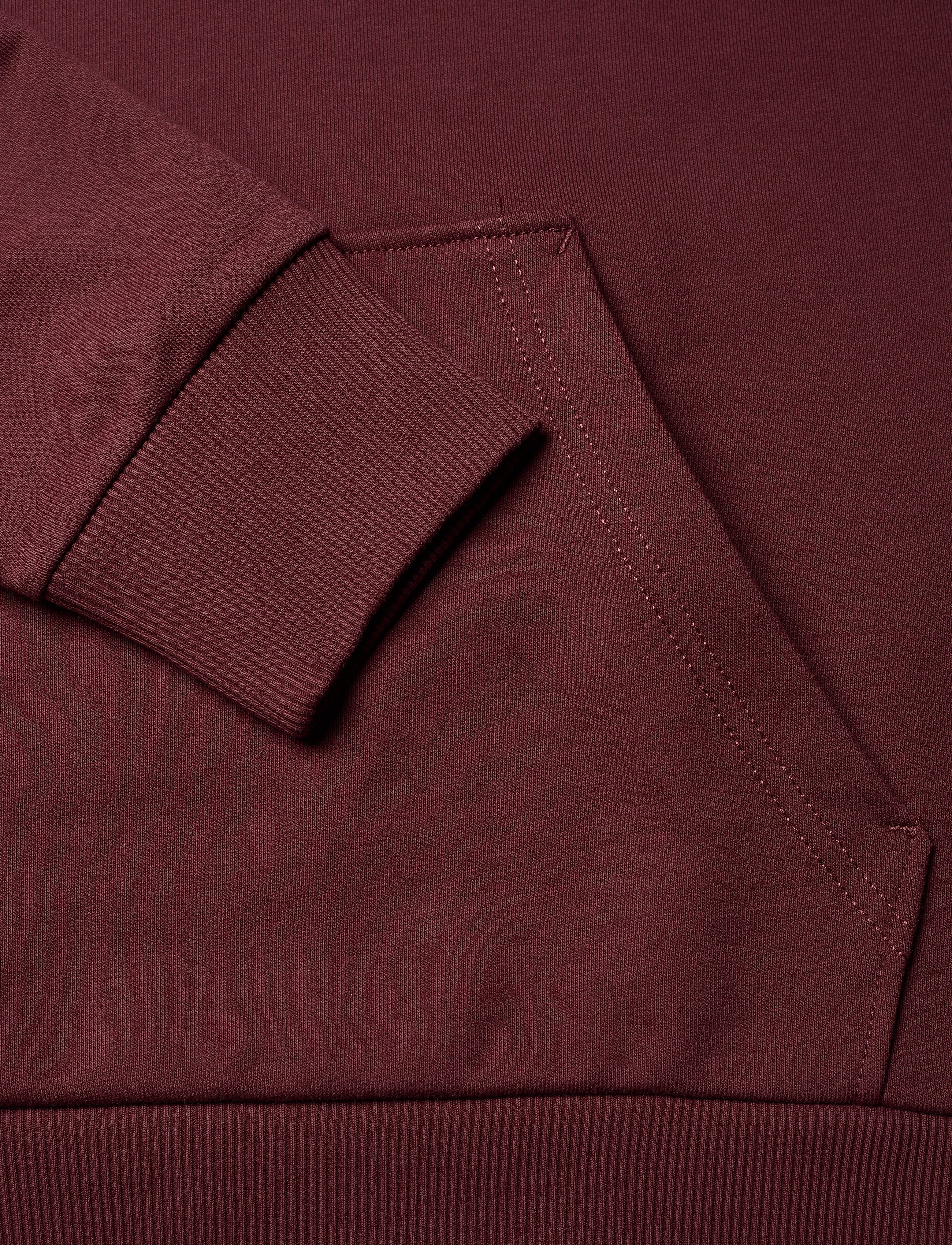 Calvin Klein - COTTON LOGO  HOODIE - tawny port - 3