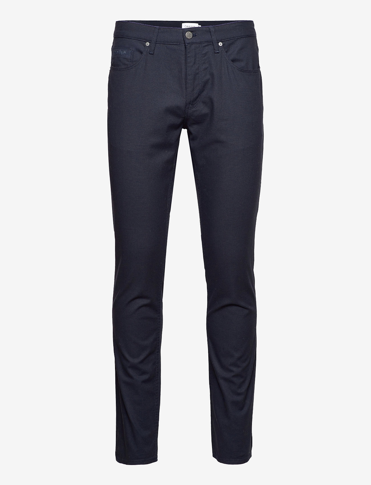 5 POCKET TWO TONE TEXTURE - CALVIN NAVY