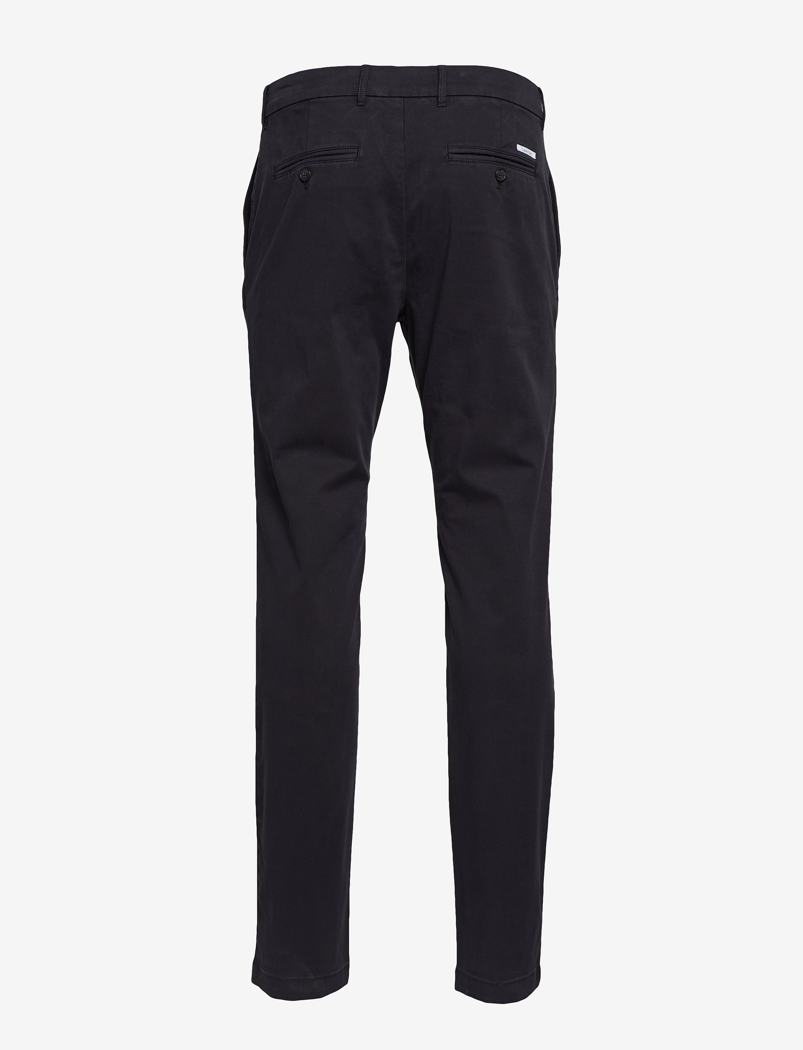 Calvin Klein - SLIM FIT GARMENT DYED CHINO - calvin black - 1