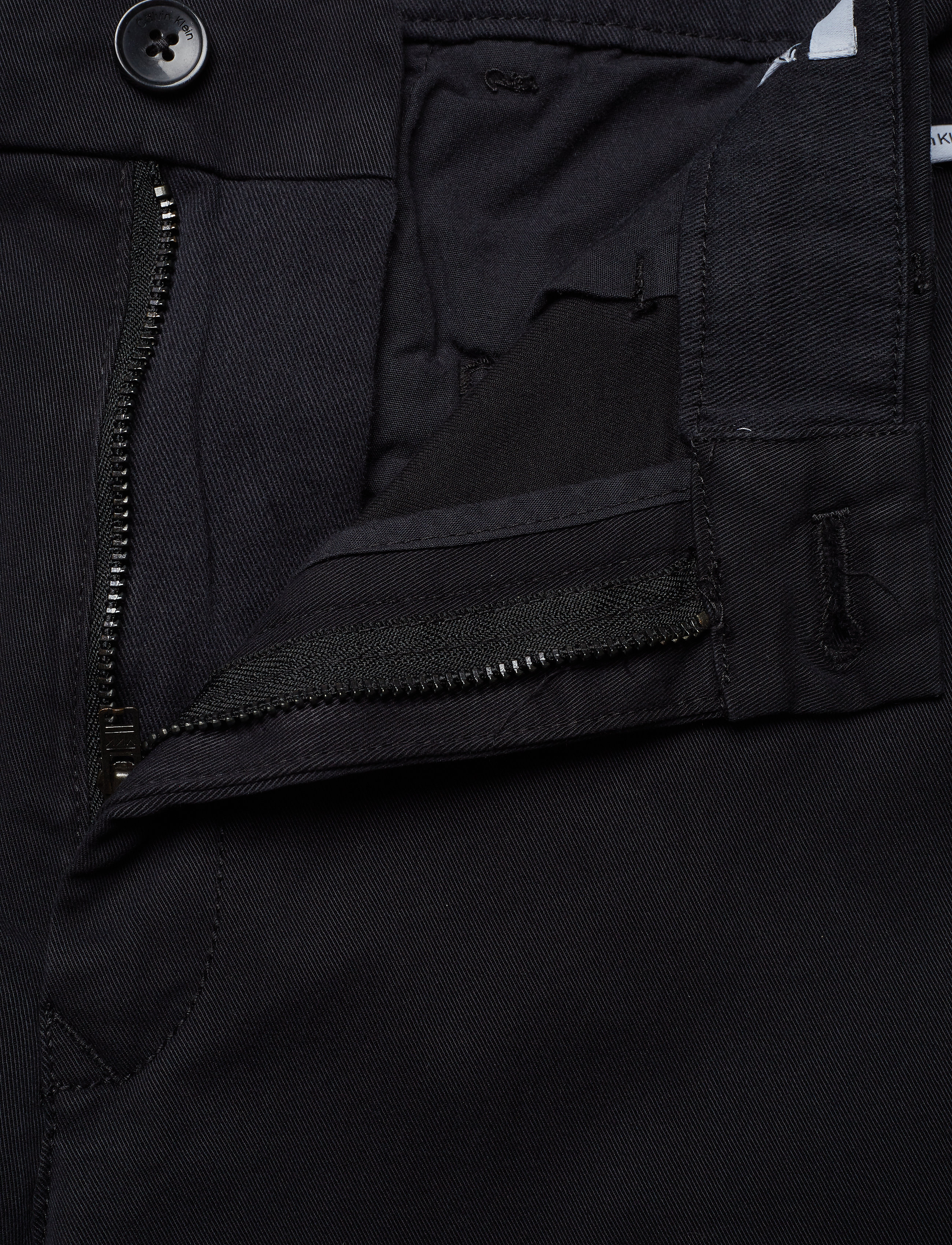 Calvin Klein - SLIM FIT GARMENT DYED CHINO - calvin black - 3