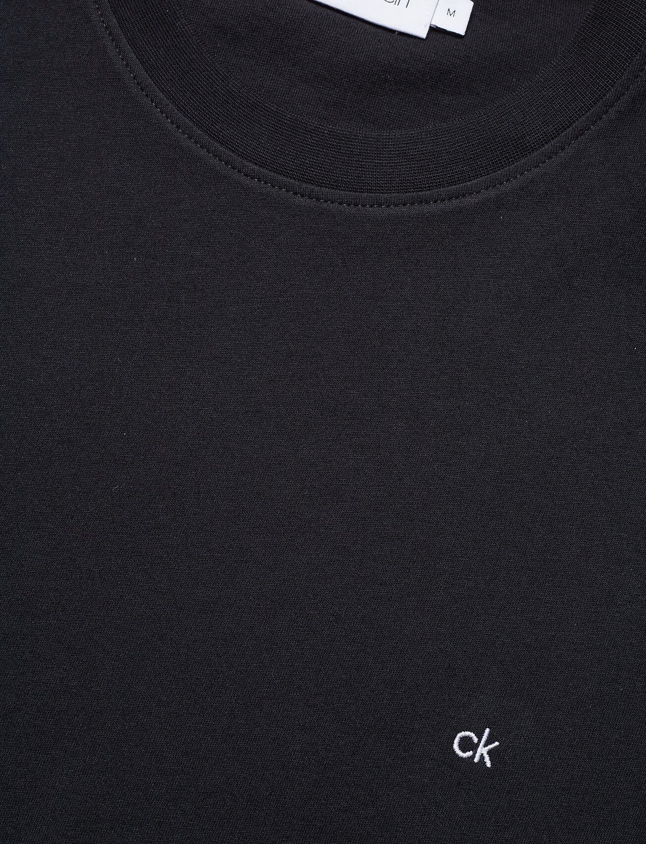 Calvin Klein - COTTON LOGO EMBROIDERY T-SHIRT - calvin black - 2