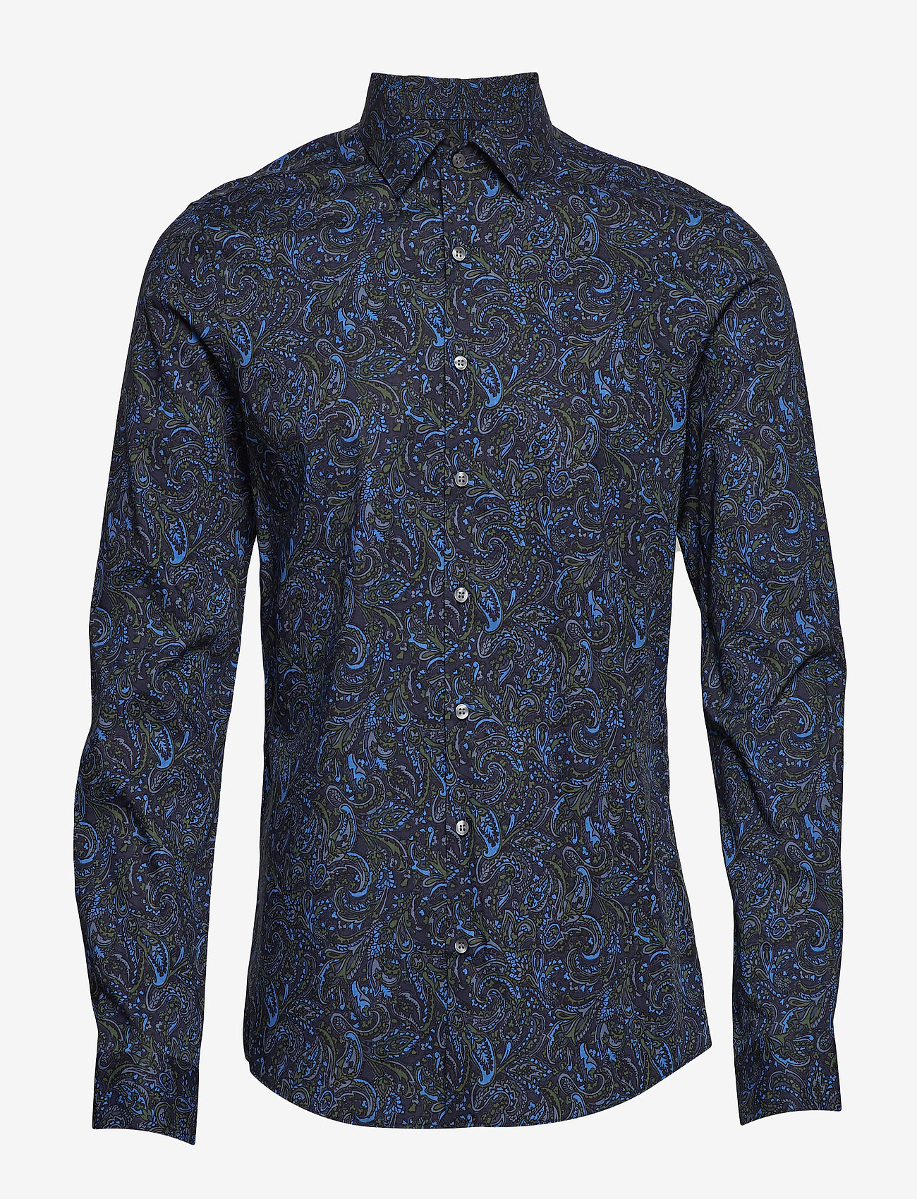Calvin Klein - PAISLEY STRETCH SLIM - df forest - 0