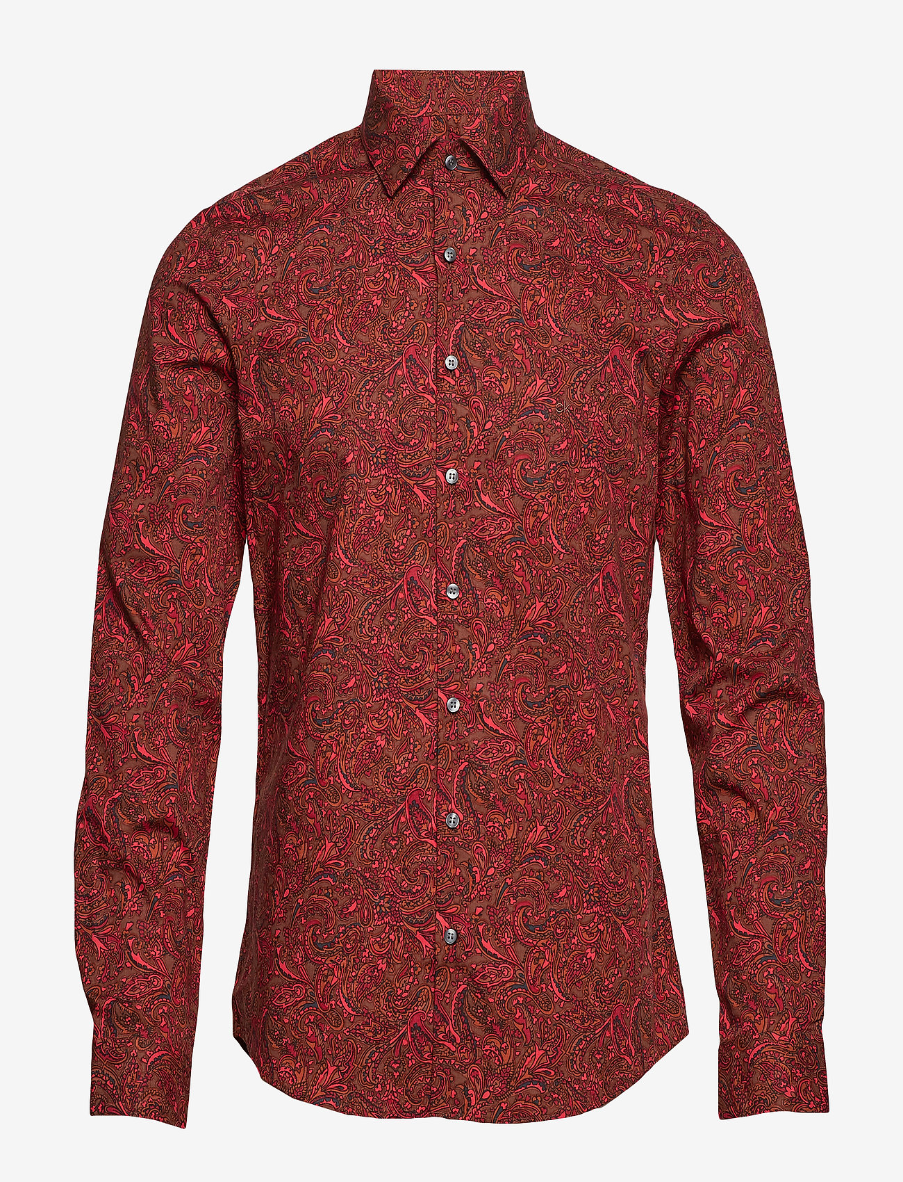 PAISLEY STRETCH SLIM - DF GARNET