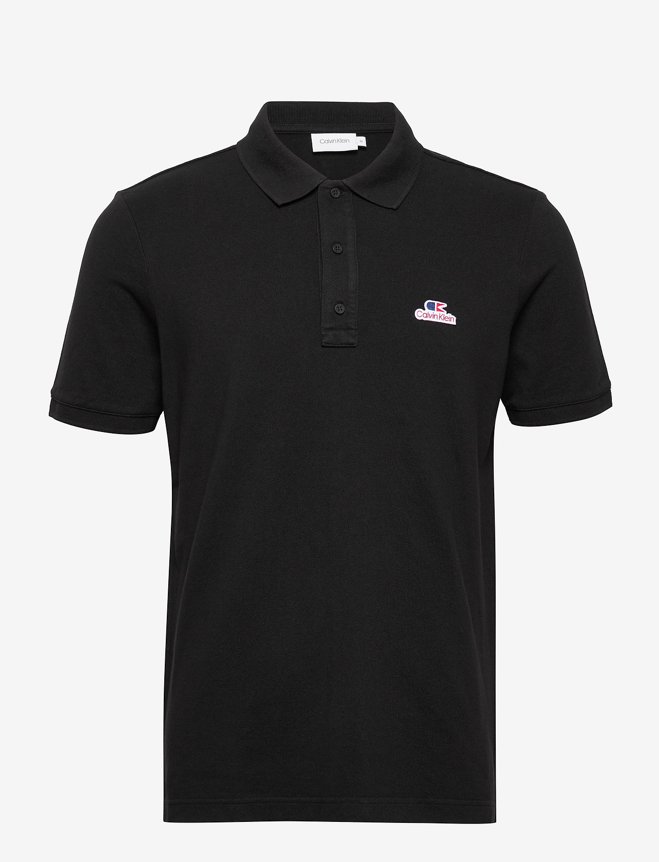 Calvin Klein - VINTAGE LOGO POLO - calvin black - 0
