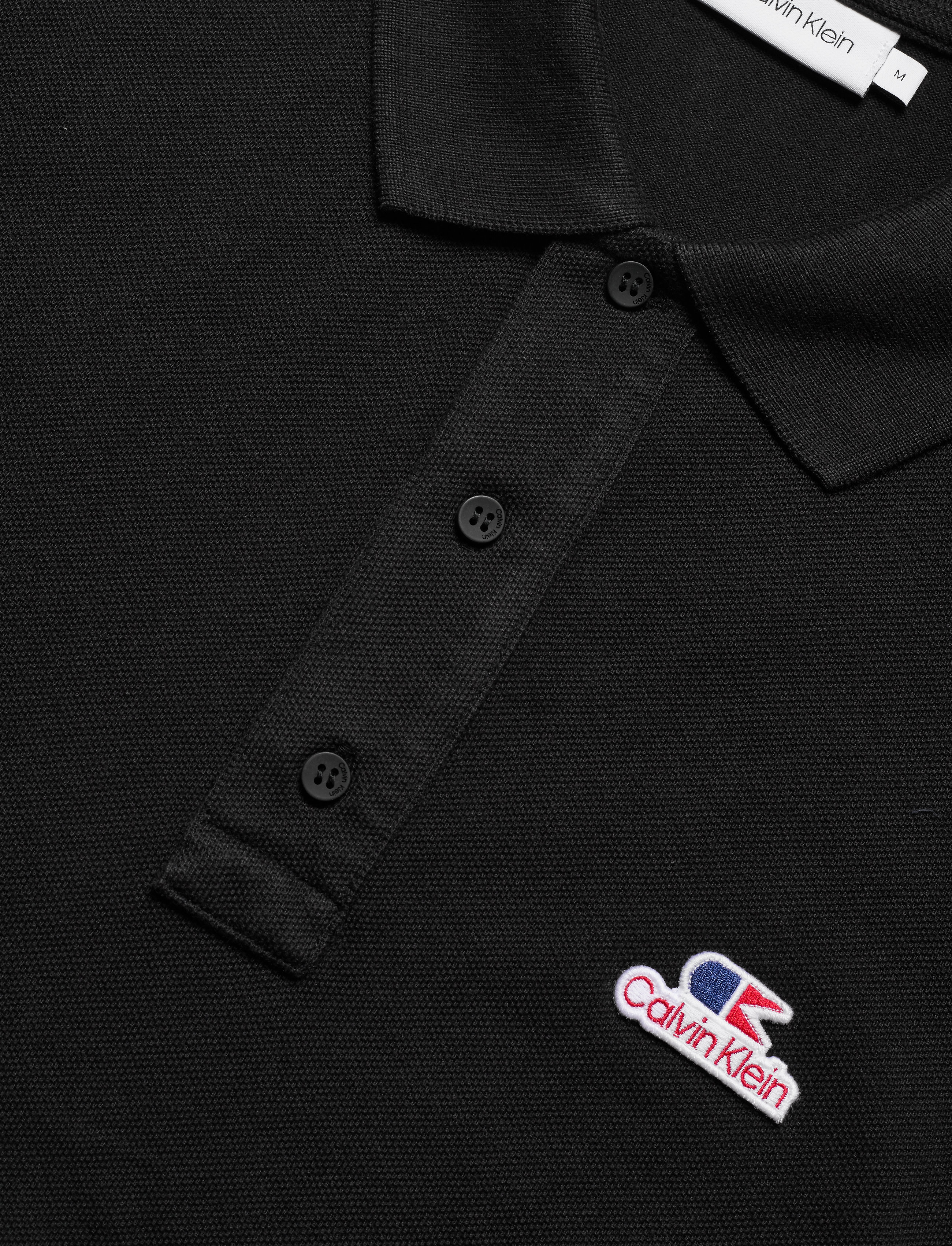 Calvin Klein - VINTAGE LOGO POLO - calvin black - 2
