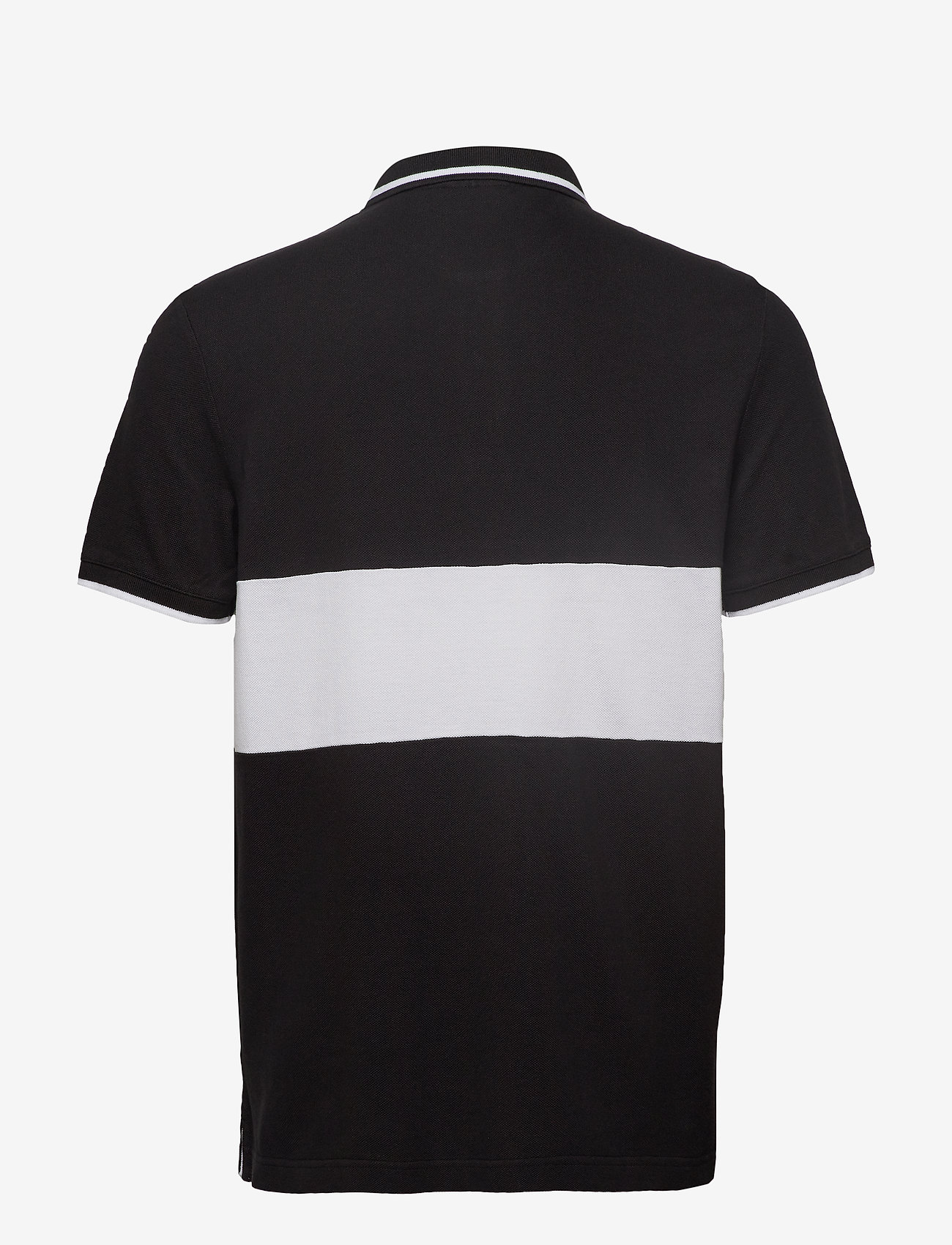 Calvin Klein - COLOR BLOCK VINTAGE BADGE POLO - calvin black - 1